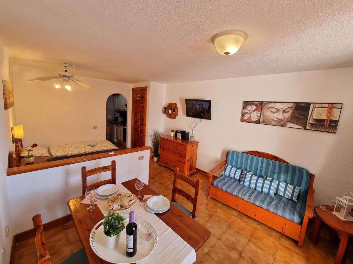 Studio Apartment No 1 Directly On The Beach And Sea, Terrace, Heated Pool, Wifi ปลายาเดลาสอเมริกาส ภายนอก รูปภาพ